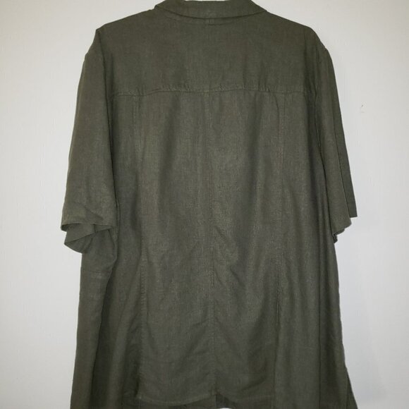 𝅺plus size  tunic linen blend  botto… - Picture 5 of 6